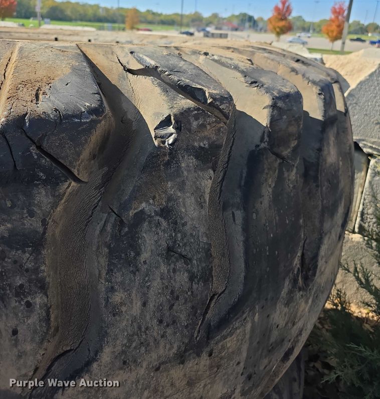 image for item DZ3498 (2) General 37.25-35 tires and wheels