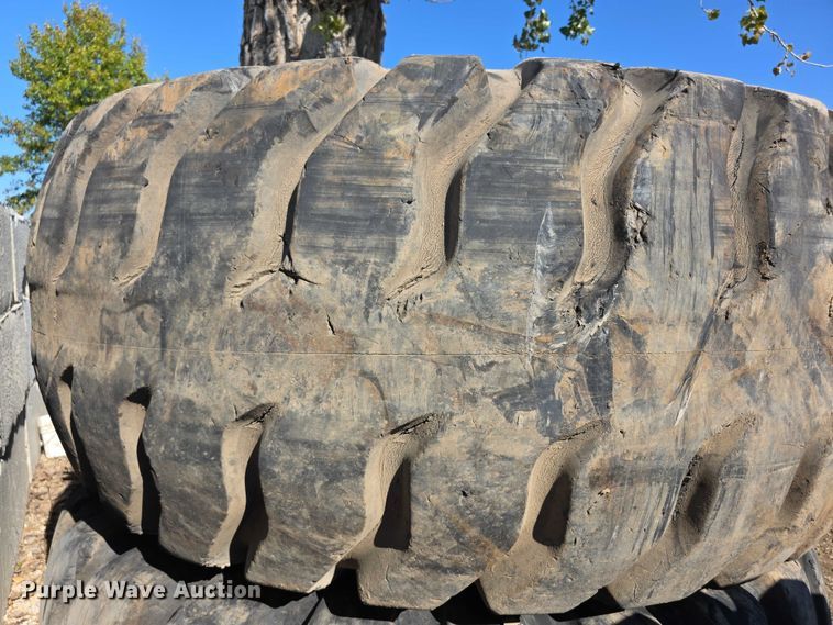 image for item DZ3498 (2) General 37.25-35 tires and wheels