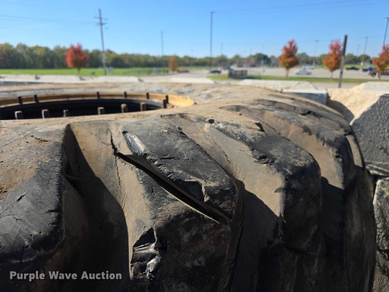 image for item DZ3498 (2) General 37.25-35 tires and wheels