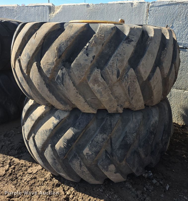 image for item DZ3500 (2) General 29.5-29 tires and wheels