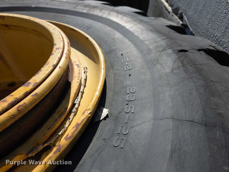 image for item DZ3500 (2) General 29.5-29 tires and wheels