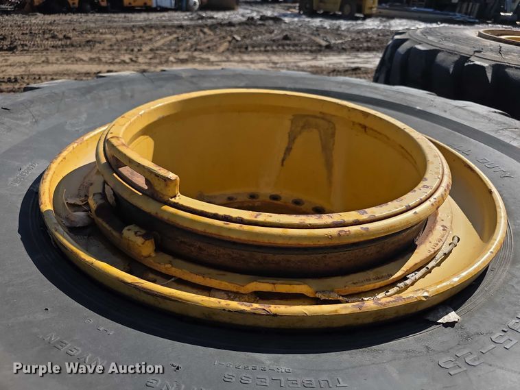 image for item DZ3500 (2) General 29.5-29 tires and wheels