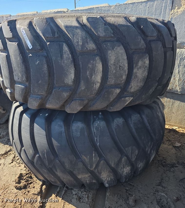 image for item DZ3501 (2) General 29.5-29 tires and wheels