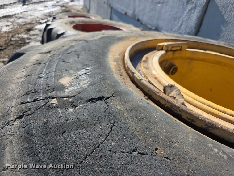 image for item DZ3501 (2) General 29.5-29 tires and wheels