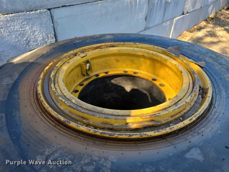 image for item DZ3502 (2) Duramax 23.5-25 tires and wheels