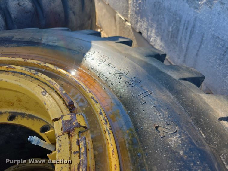 image for item DZ3502 (2) Duramax 23.5-25 tires and wheels