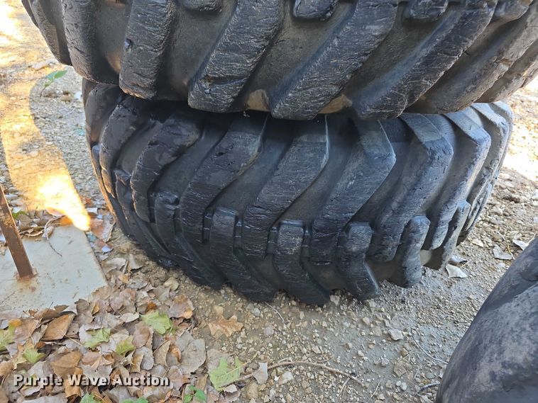 image for item DZ3502 (2) Duramax 23.5-25 tires and wheels