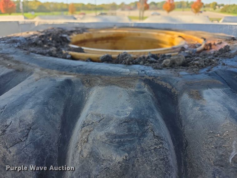 image for item DZ3503 (3) Goodyear 23.5-25 tires and wheels