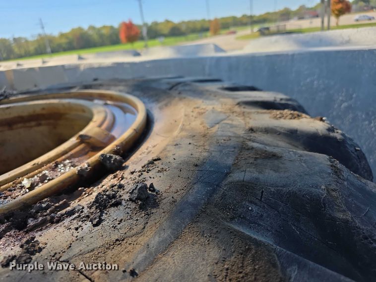 image for item DZ3503 (3) Goodyear 23.5-25 tires and wheels