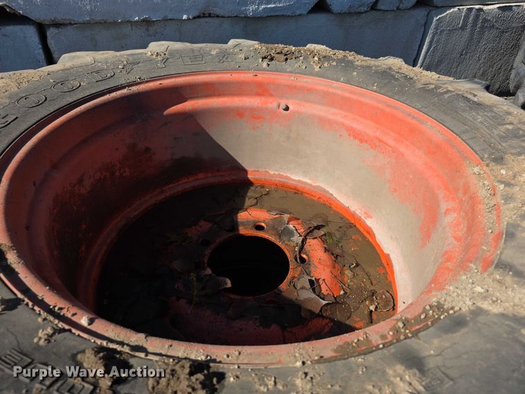 image for item DZ3504 (2) Goodyear 23.1-34 tires and wheels