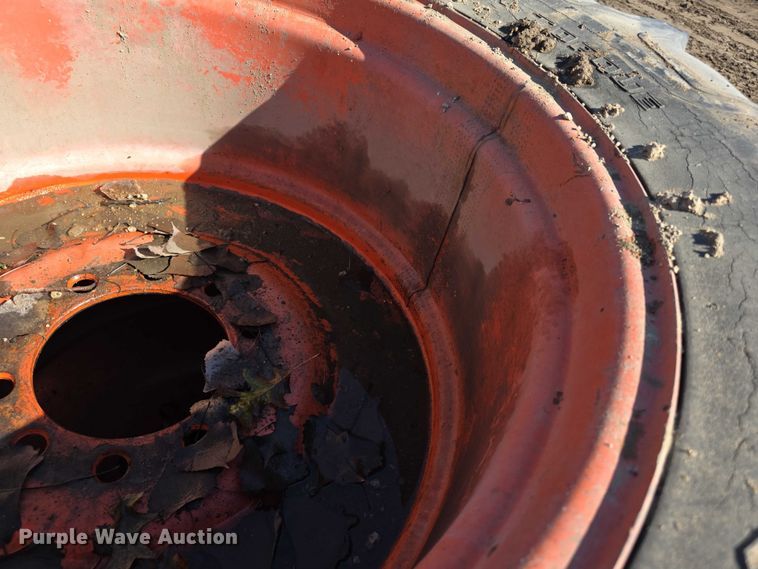 image for item DZ3504 (2) Goodyear 23.1-34 tires and wheels