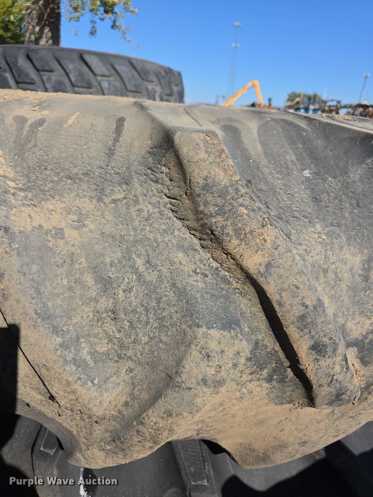 image for item DZ3504 (2) Goodyear 23.1-34 tires and wheels