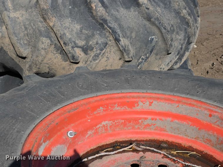 image for item DZ3505 (2) Firestone 18.4-26 tires and wheels