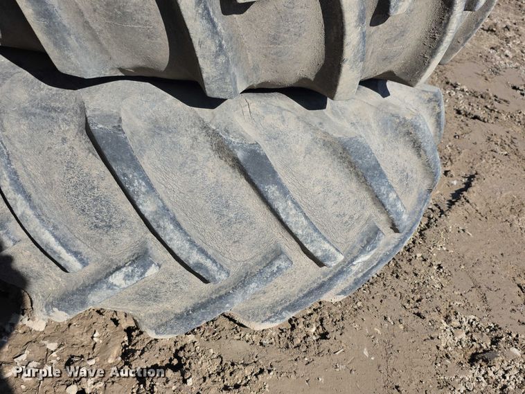 image for item DZ3505 (2) Firestone 18.4-26 tires and wheels