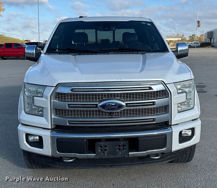 image for item EA2022 2016 Ford F150 Platinum SuperCrew pickup truck