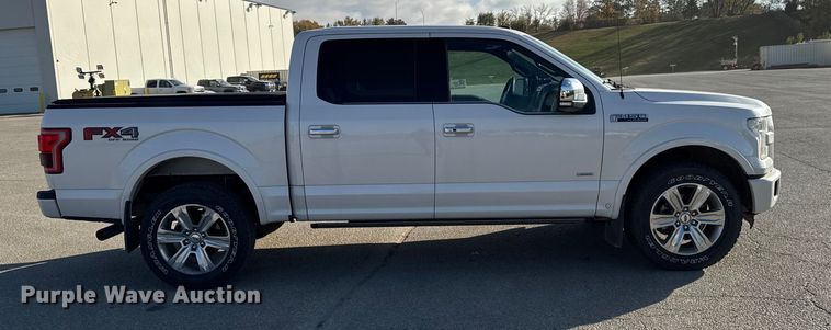 image for item EA2022 2016 Ford F150 Platinum SuperCrew pickup truck