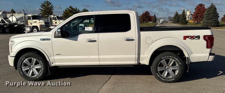 image for item EA2022 2016 Ford F150 Platinum SuperCrew pickup truck