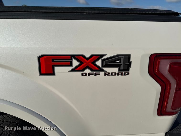 image for item EA2022 2016 Ford F150 Platinum SuperCrew pickup truck