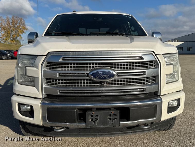 image for item EA2022 2016 Ford F150 Platinum SuperCrew pickup truck