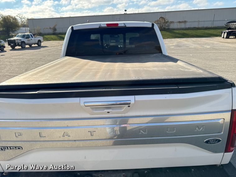 image for item EA2022 2016 Ford F150 Platinum SuperCrew pickup truck