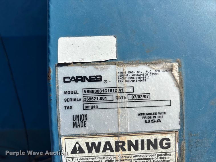 image for item EA7728 Carnes VBB30C1G1B12A1 blower