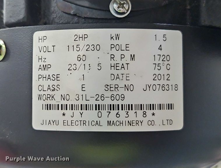 image for item EB8434 Dayton 2LKR1 milling machine