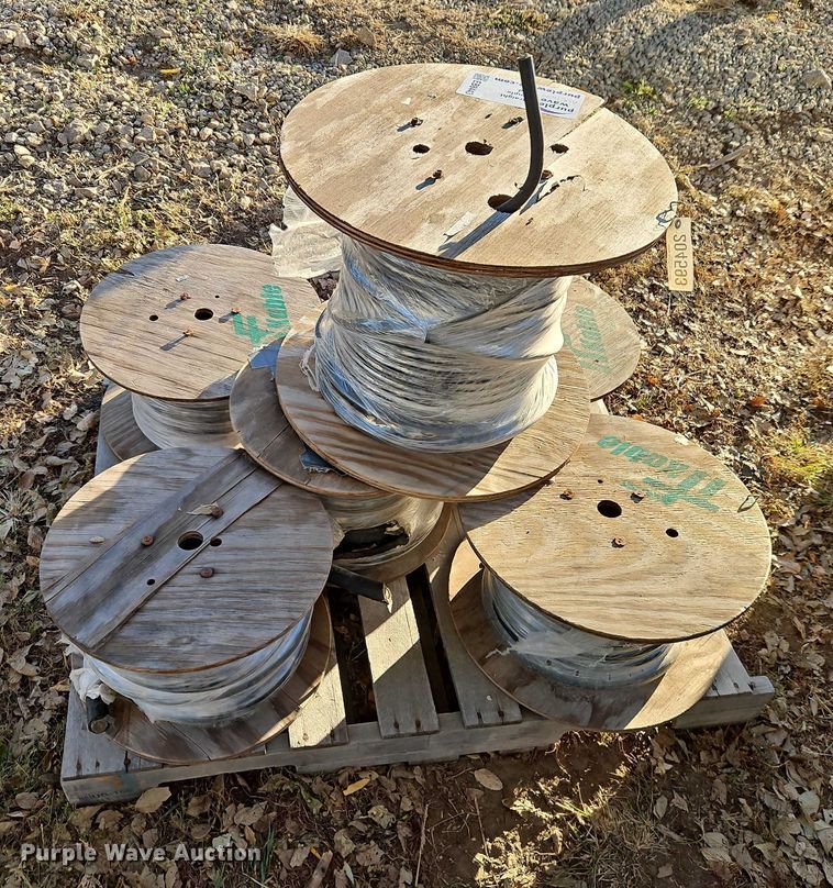 image for item EB8443 (6) spools of 646 MCM DLO electrical wire