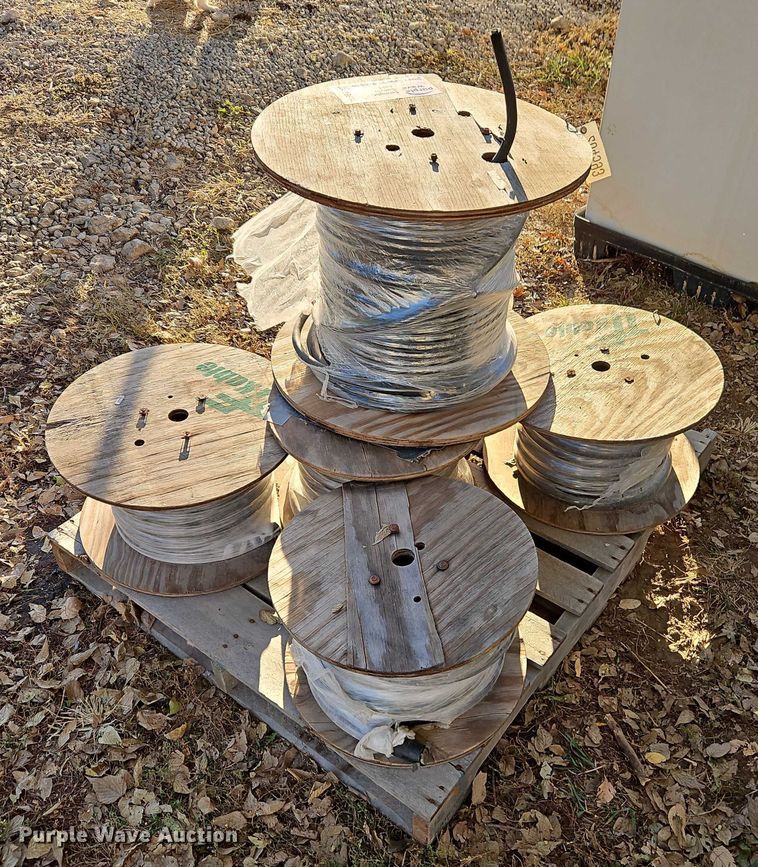 image for item EB8443 (6) spools of 646 MCM DLO electrical wire