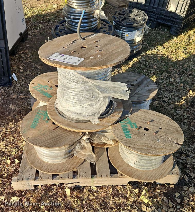 image for item EB8443 (6) spools of 646 MCM DLO electrical wire