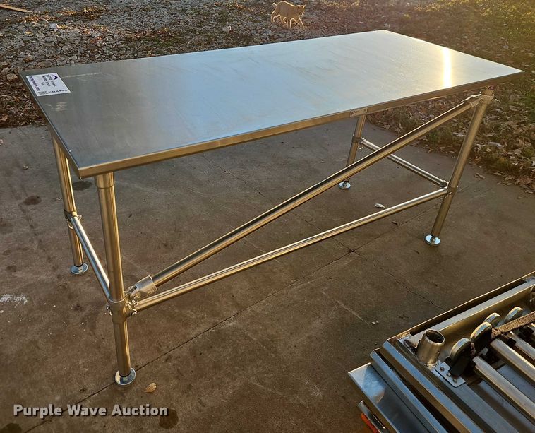 image for item EB8446 (5) John Boos stainless steel tables
