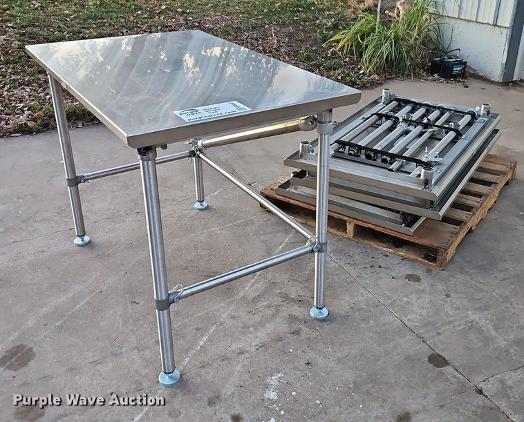 image for item EB8447 (4) John Boos ST6-3048SBK stainless Steel Tables
