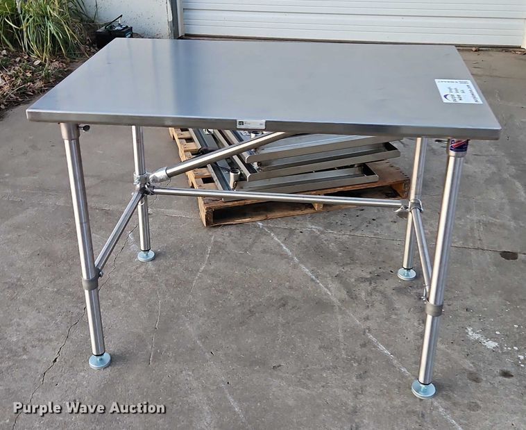 image for item EB8447 (4) John Boos ST6-3048SBK stainless Steel Tables