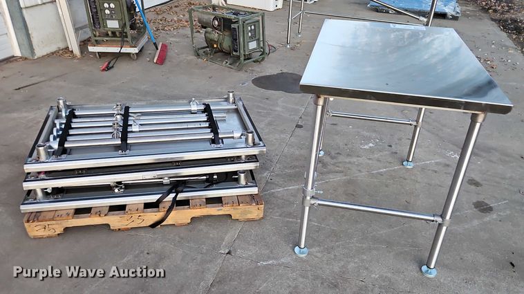 image for item EB8447 (4) John Boos ST6-3048SBK stainless Steel Tables