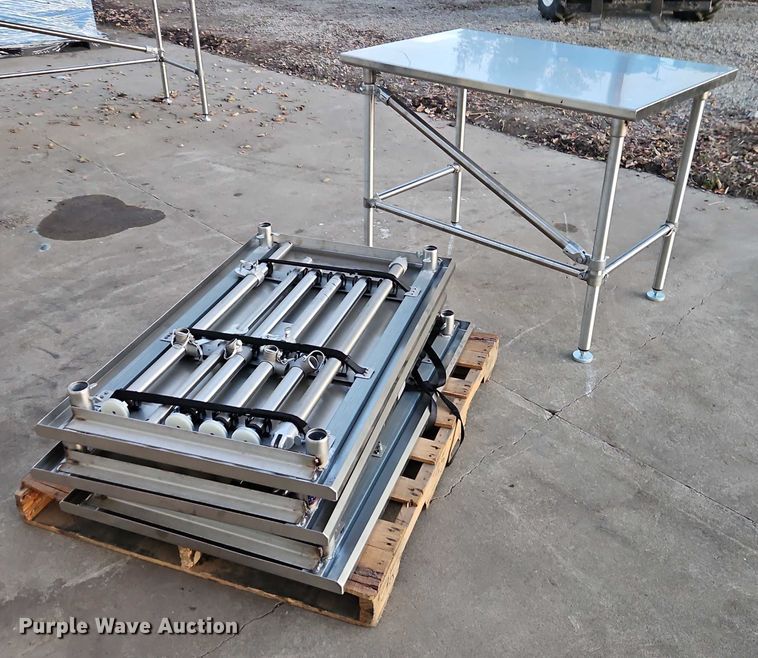 image for item EB8447 (4) John Boos ST6-3048SBK stainless Steel Tables