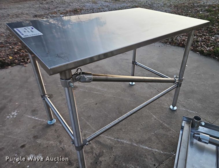 image for item EB8447 (4) John Boos ST6-3048SBK stainless Steel Tables