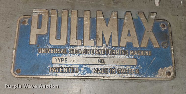 image for item EB8450 Pullmax P6 shearing and forming machine