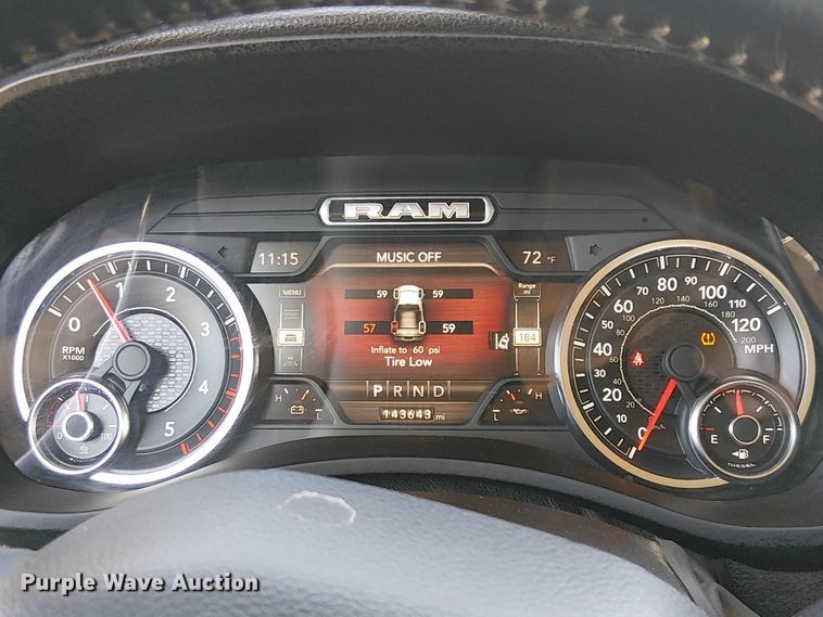 image for item EC1248 2020 RAM 2500 Crew Cab pickup truck