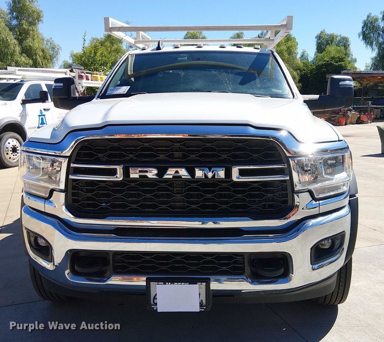 image for item EC1249 2023 RAM 4500HD Crew Cab flatbed truck