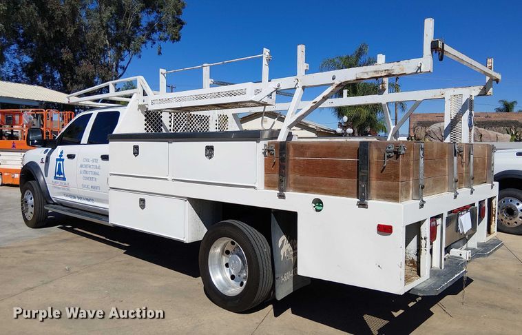 image for item EC1249 2023 RAM 4500HD Crew Cab flatbed truck