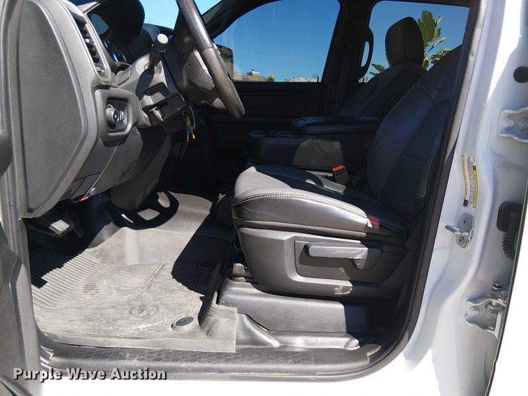 image for item EC1249 2023 RAM 4500HD Crew Cab flatbed truck