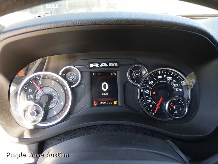 image for item EC1249 2023 RAM 4500HD Crew Cab flatbed truck