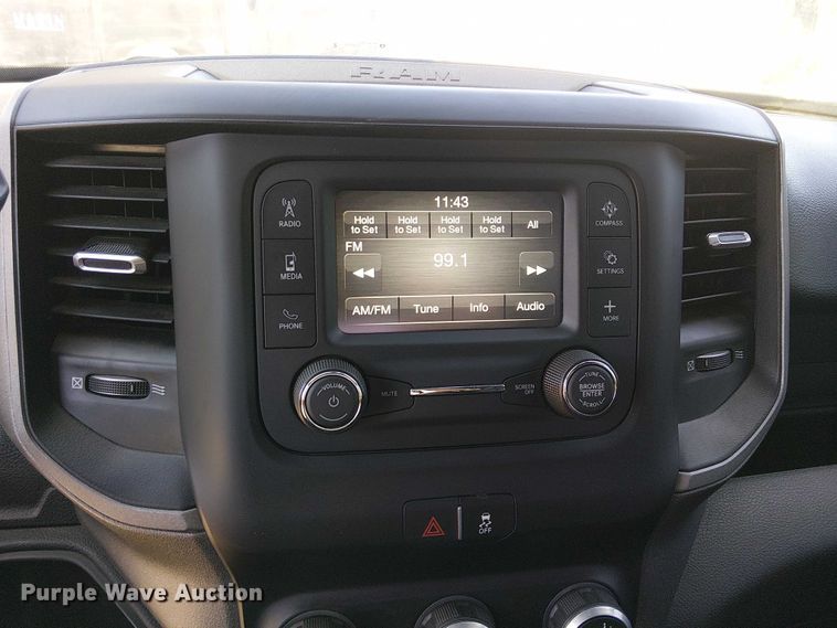 image for item EC1249 2023 RAM 4500HD Crew Cab flatbed truck