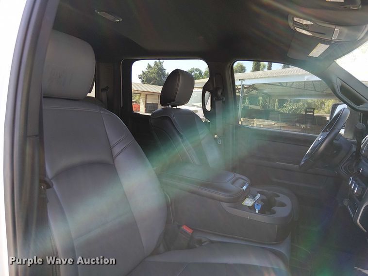 image for item EC1249 2023 RAM 4500HD Crew Cab flatbed truck