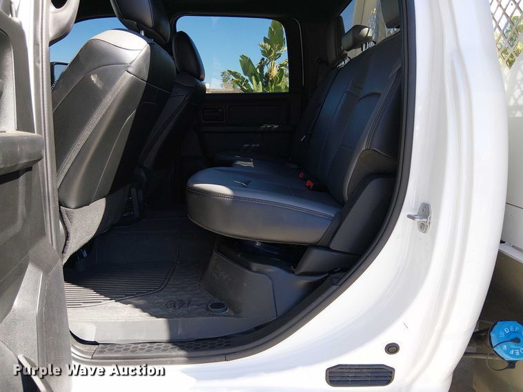 image for item EC1249 2023 RAM 4500HD Crew Cab flatbed truck