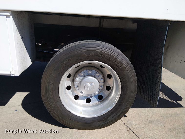 image for item EC1249 2023 RAM 4500HD Crew Cab flatbed truck