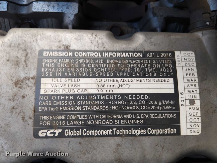 image for item EC1273 2016 UniCarriers PF50 forklift