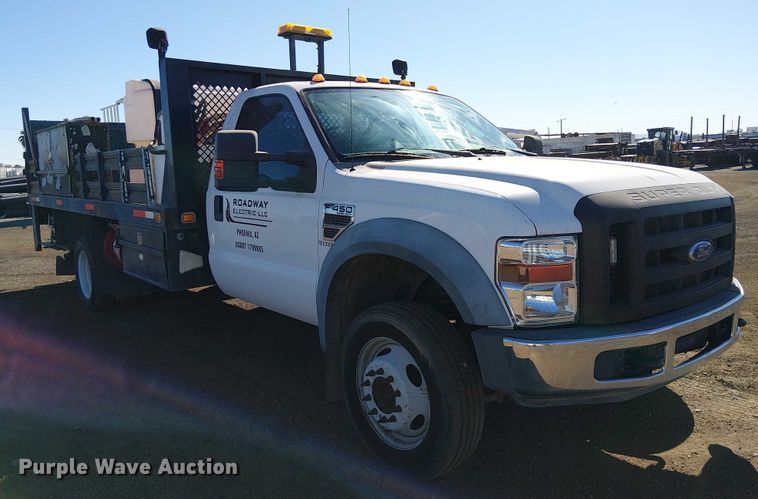 image for item EC1276 2008 Ford F450 Super Duty flatbed truck