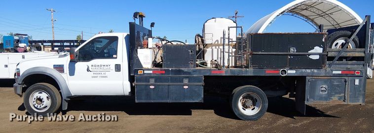image for item EC1276 2008 Ford F450 Super Duty flatbed truck