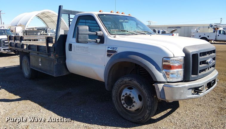 image for item EC1277 2008 Ford F450 Super Duty flatbed truck