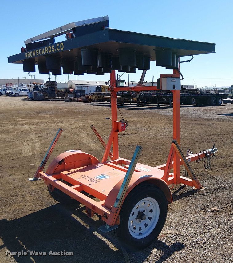 image for item EC1278 2013 Wanco WTSP arrow board trailer